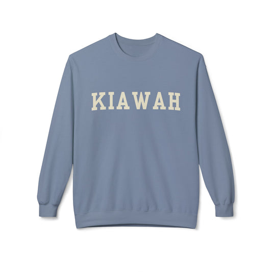 Coastal Collegiate Comfort: The Softstyle Kiawah Crewneck