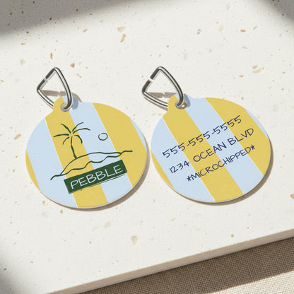 Palm Beach Pet Tag – Personalized Pet ID