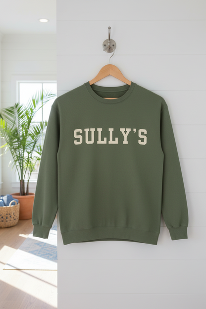 Coastal Collegiate Comfort: The Softstyle Sully's Crewneck