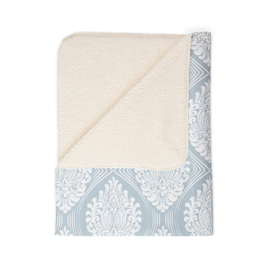 Harbor Damask Blanket – Luxe Throw