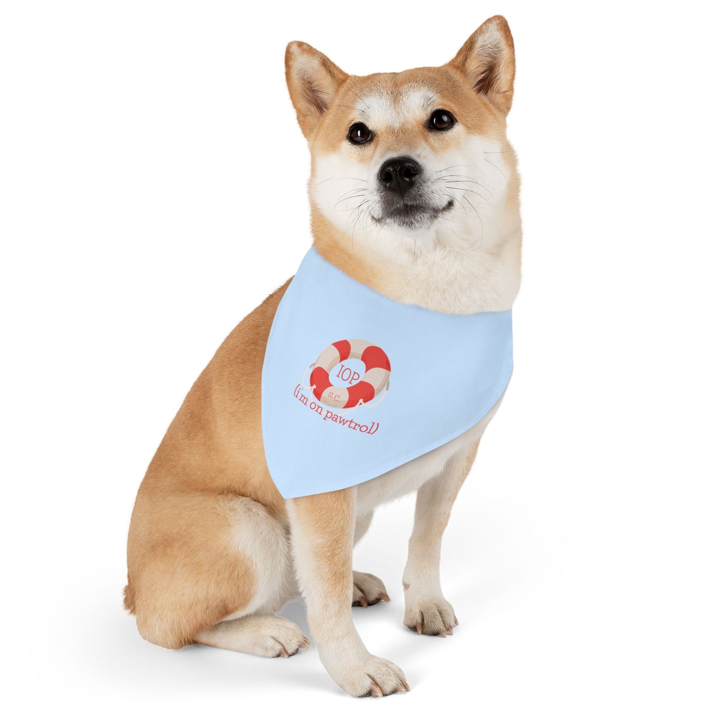 IOP “I’m on Pawtrol” Bandana – Everblue Coastal Pup Collection