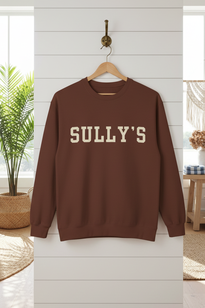 Coastal Collegiate Comfort: The Softstyle Sully's Crewneck