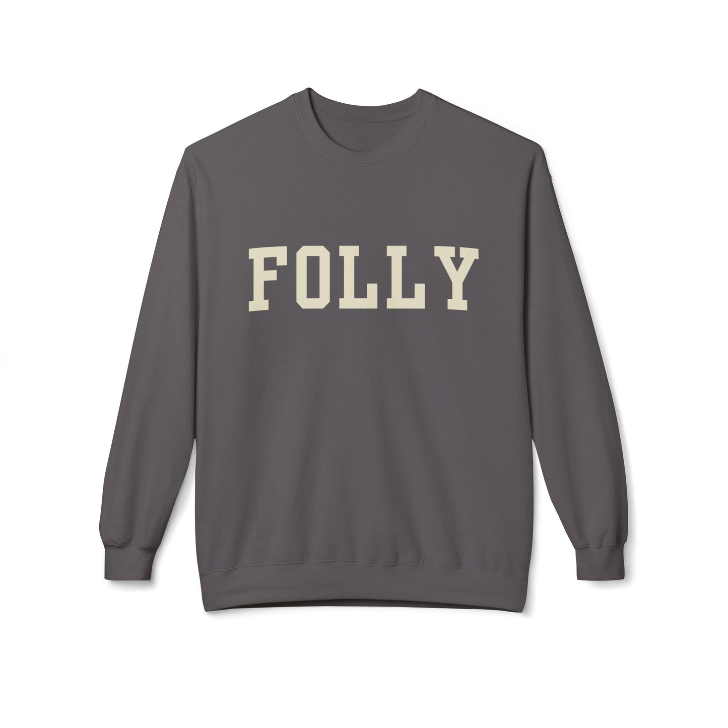 Coastal Collegiate Comfort: The Softstyle Folly Crewneck