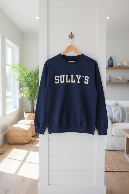 Coastal Collegiate Comfort: The Softstyle Sully's Crewneck