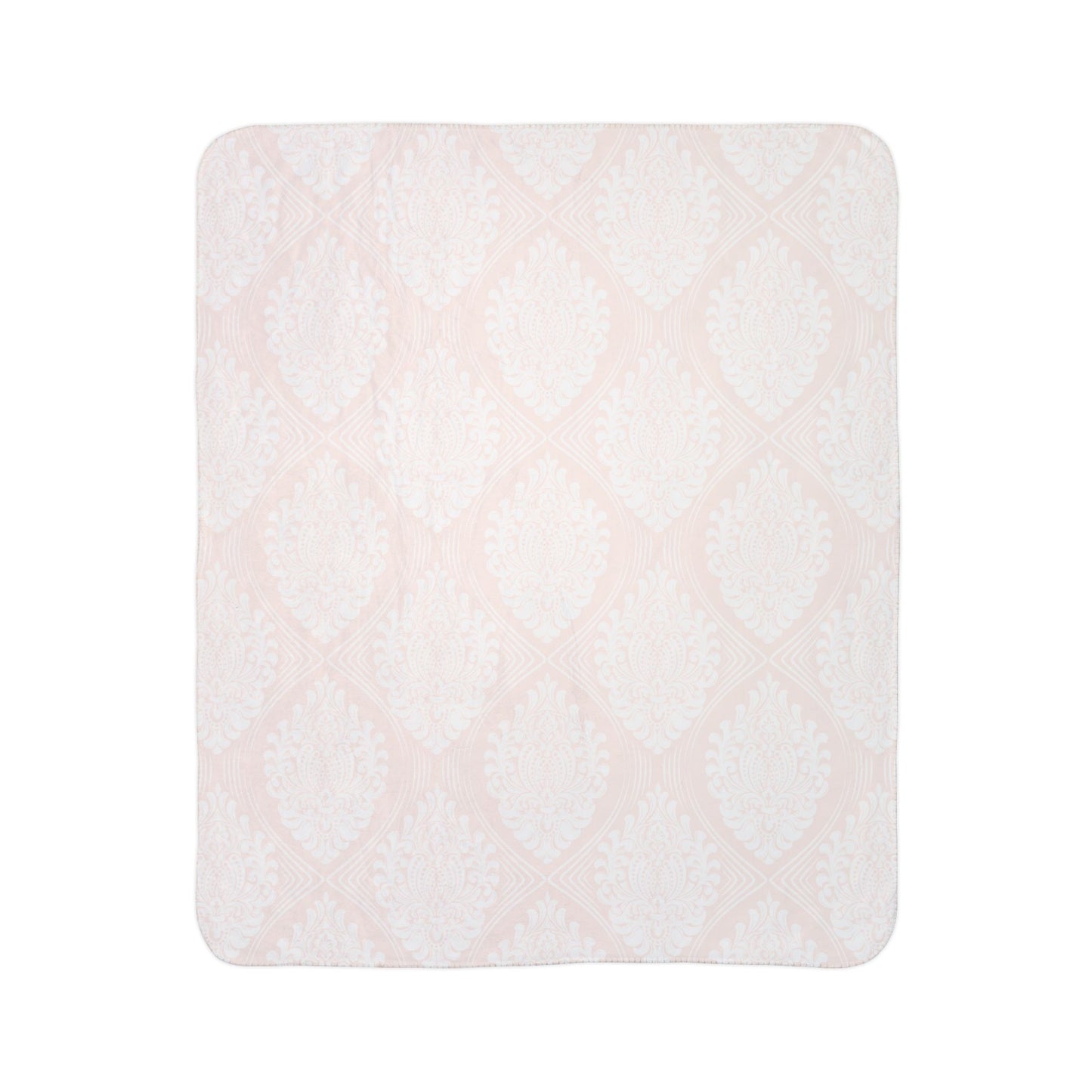 Rose Damask Blanket – Luxe Throw