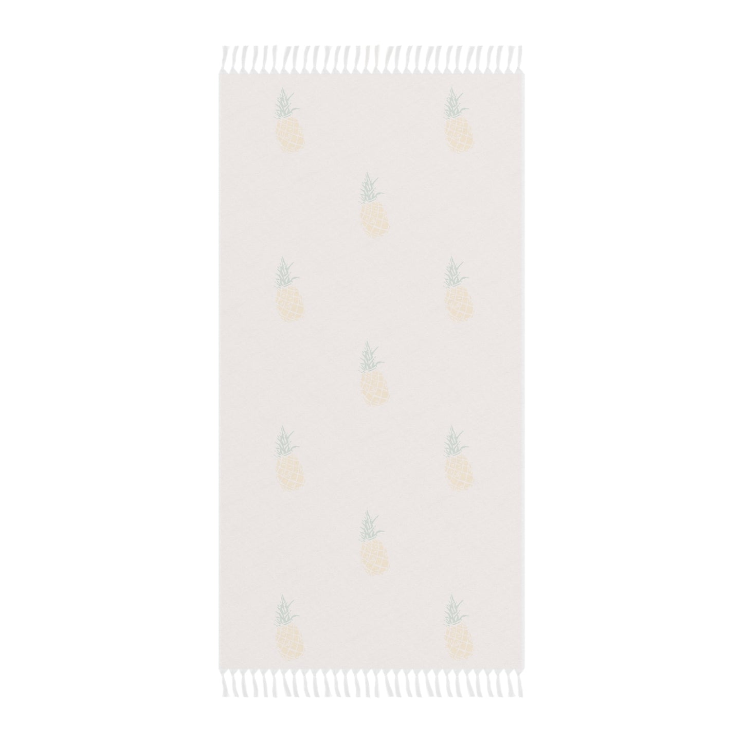 Boho Beach Boulder Cloth - Dainty Pineapple Design