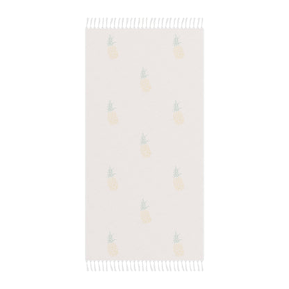 Boho Beach Boulder Cloth - Dainty Pineapple Design