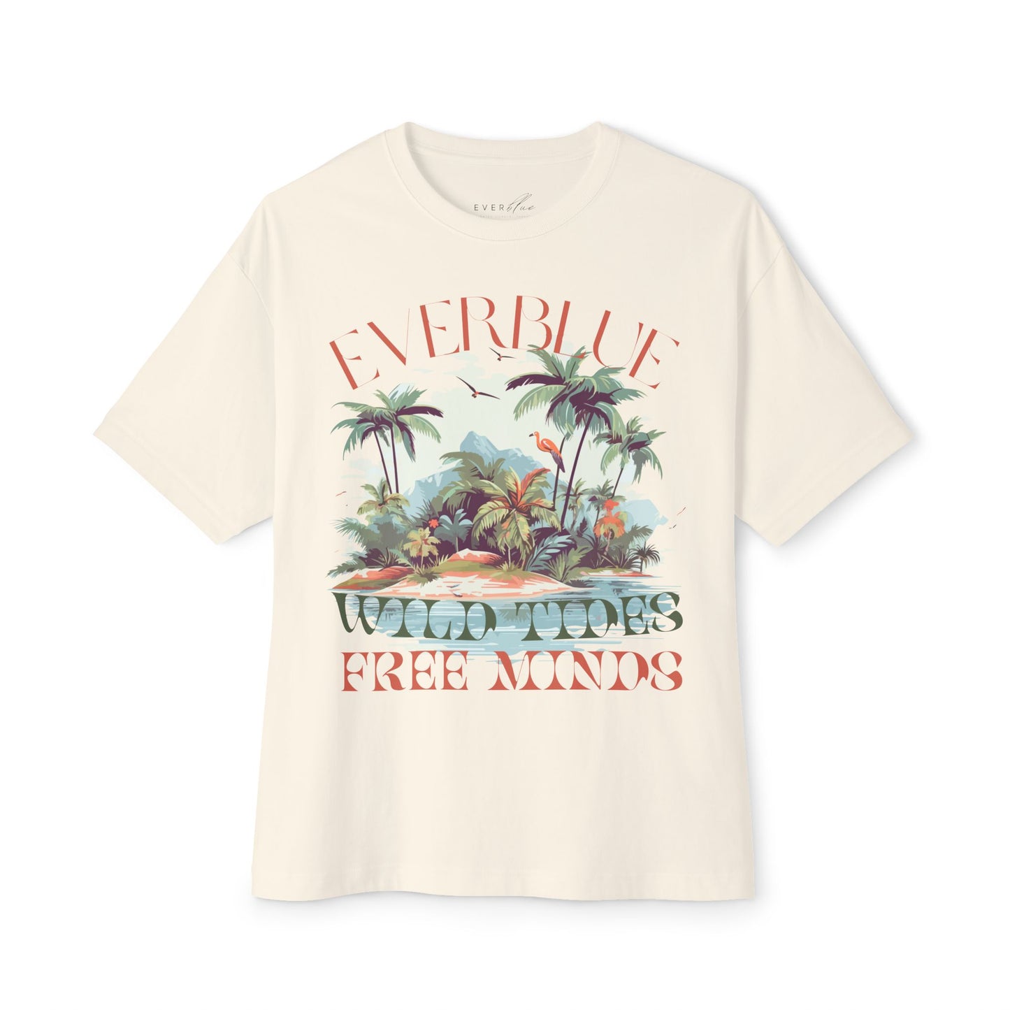 Wild Tides, Free Minds Coastal Tee