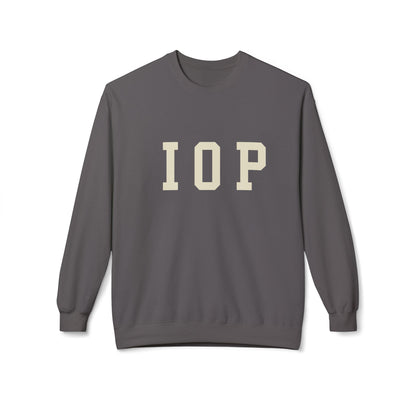 Coastal Collegiate Comfort: The Softstyle IOP Crewneck
