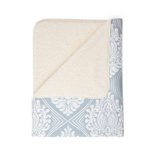 Harbor Damask Blanket – Luxe Throw