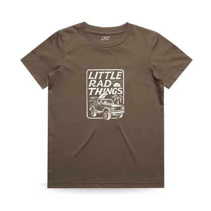 THE BRONCO LITTLE RAD THINGS TEE - BROWN