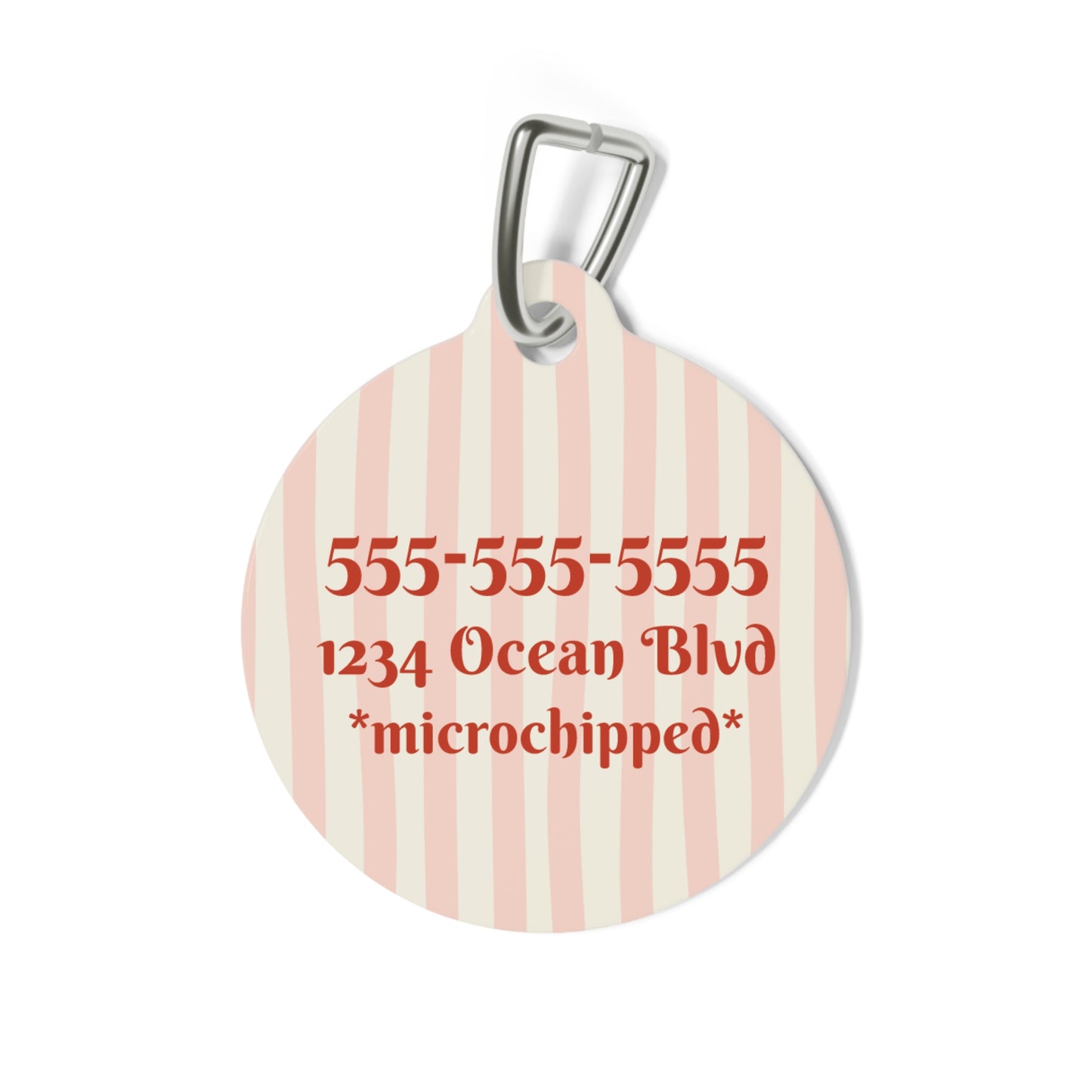 Preppy Lobster Pet Tag – Personalized Pet ID