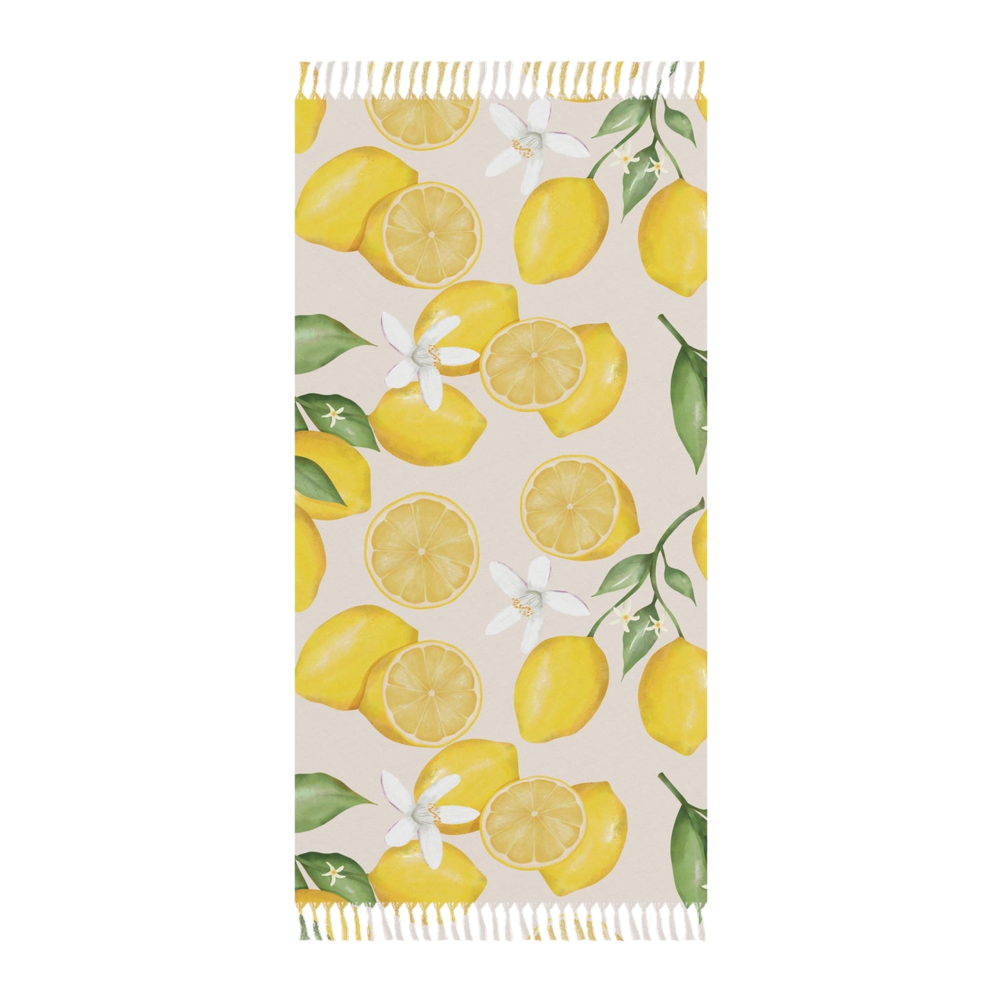 Boho Beach Boulder Cloth - Lemon Jasmine Design