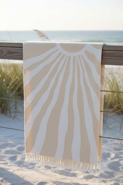 Boho Beach Boulder Cloth - Cool Rays