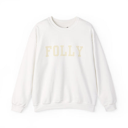 Coastal Collegiate Comfort: The Softstyle Folly Crewneck