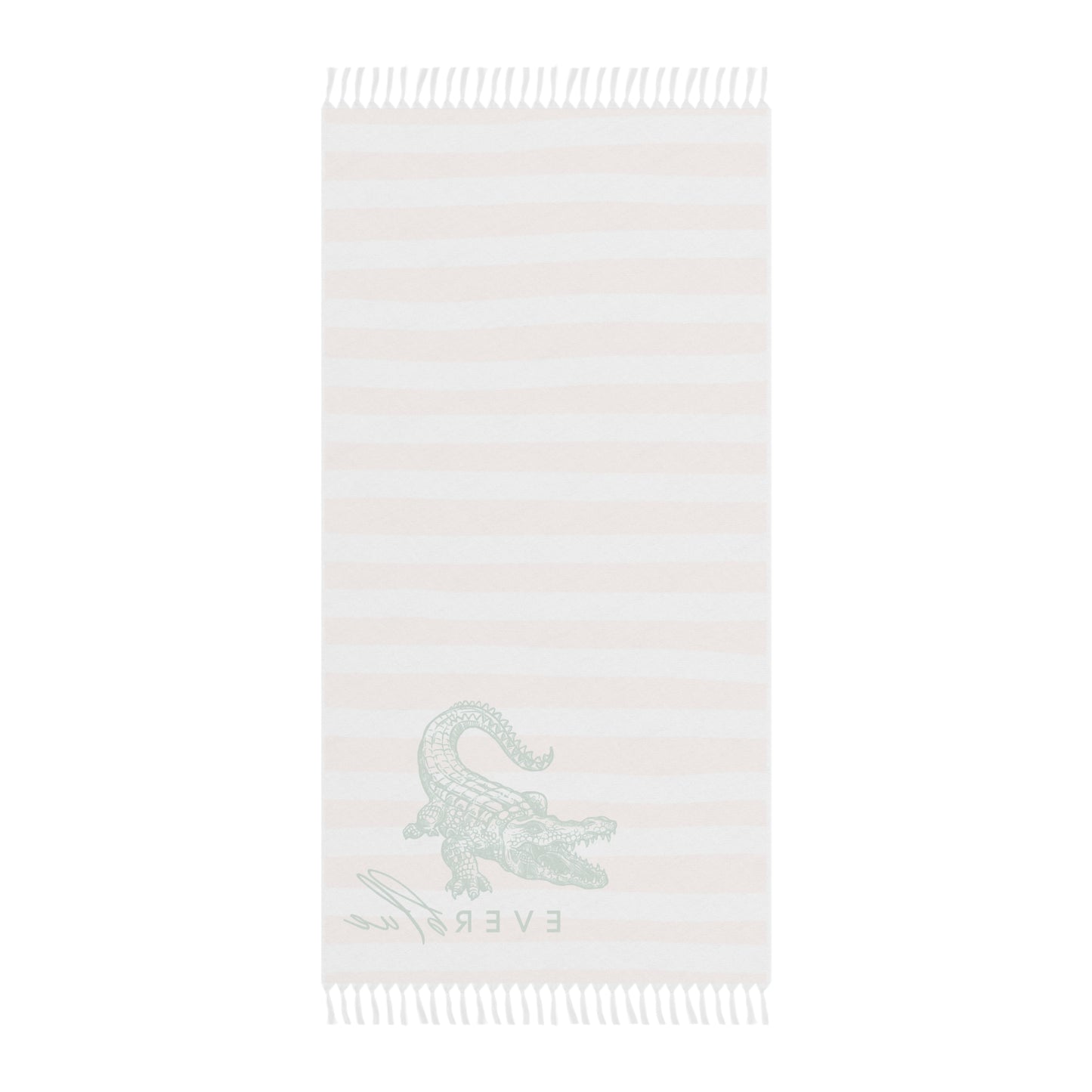 Boho Beach Boulder Cloth - Crocodile Design