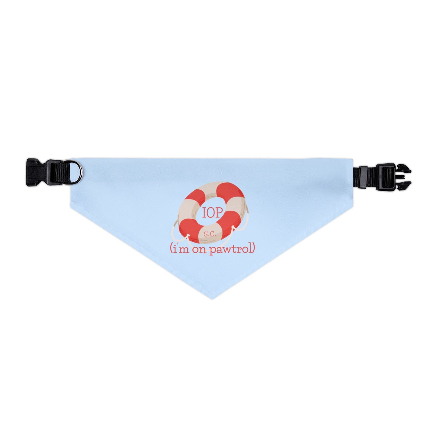 IOP “I’m on Pawtrol” Bandana – Everblue Coastal Pup Collection