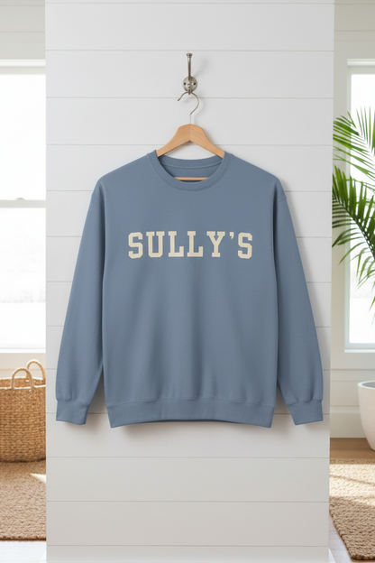 Coastal Collegiate Comfort: The Softstyle Sully's Crewneck
