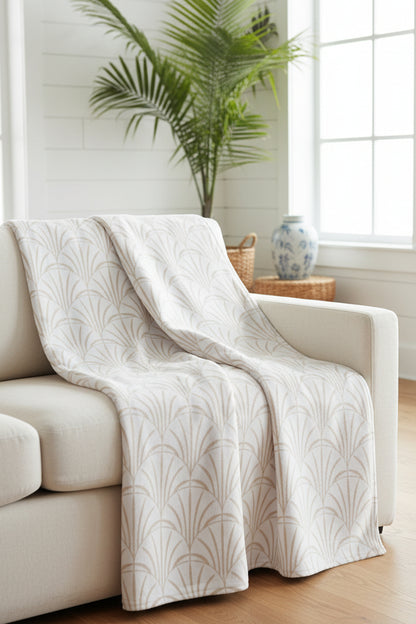 Palm Haven Blanket – Luxe Throw