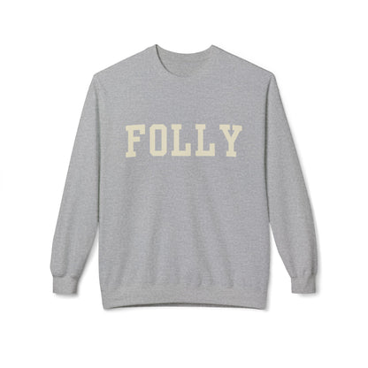 Coastal Collegiate Comfort: The Softstyle Folly Crewneck