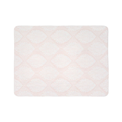 Rose Damask Blanket – Luxe Throw