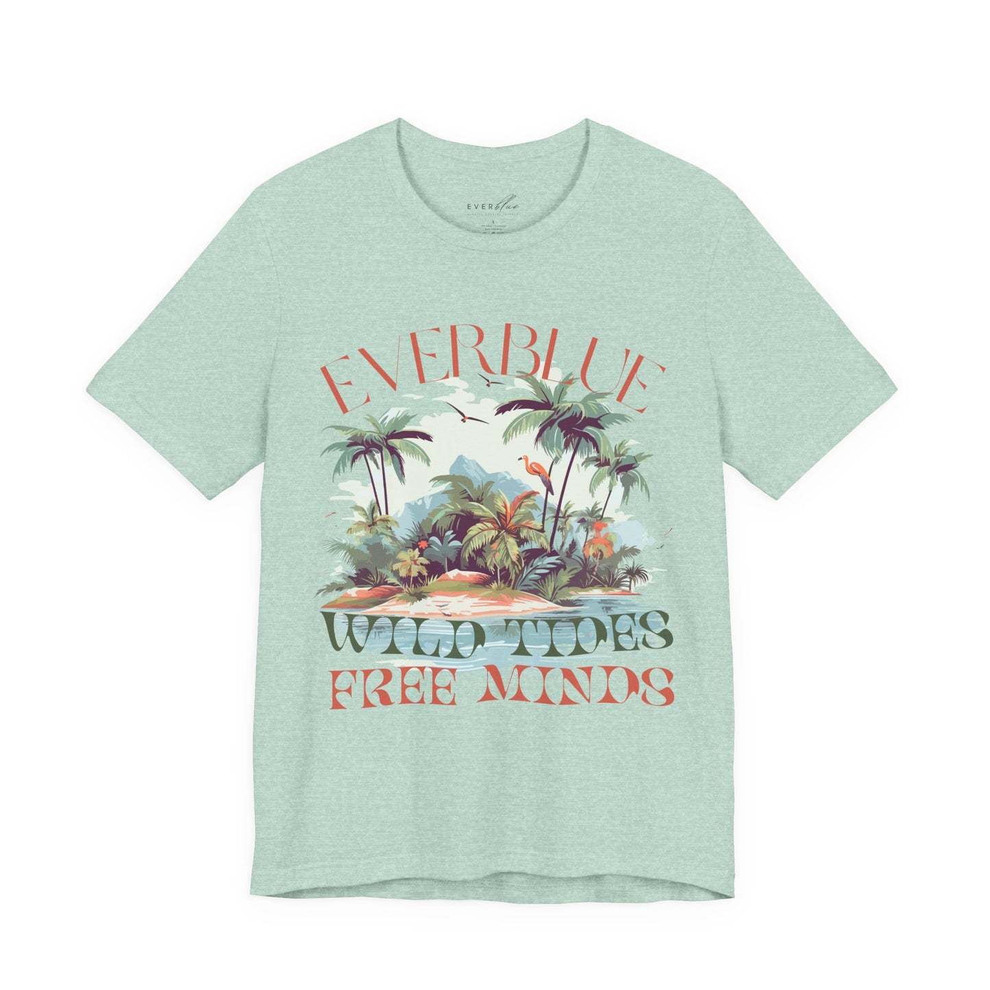 Wild Tides, Free Minds Coastal Tee
