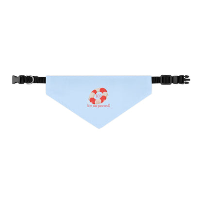IOP “I’m on Pawtrol” Bandana – Everblue Coastal Pup Collection
