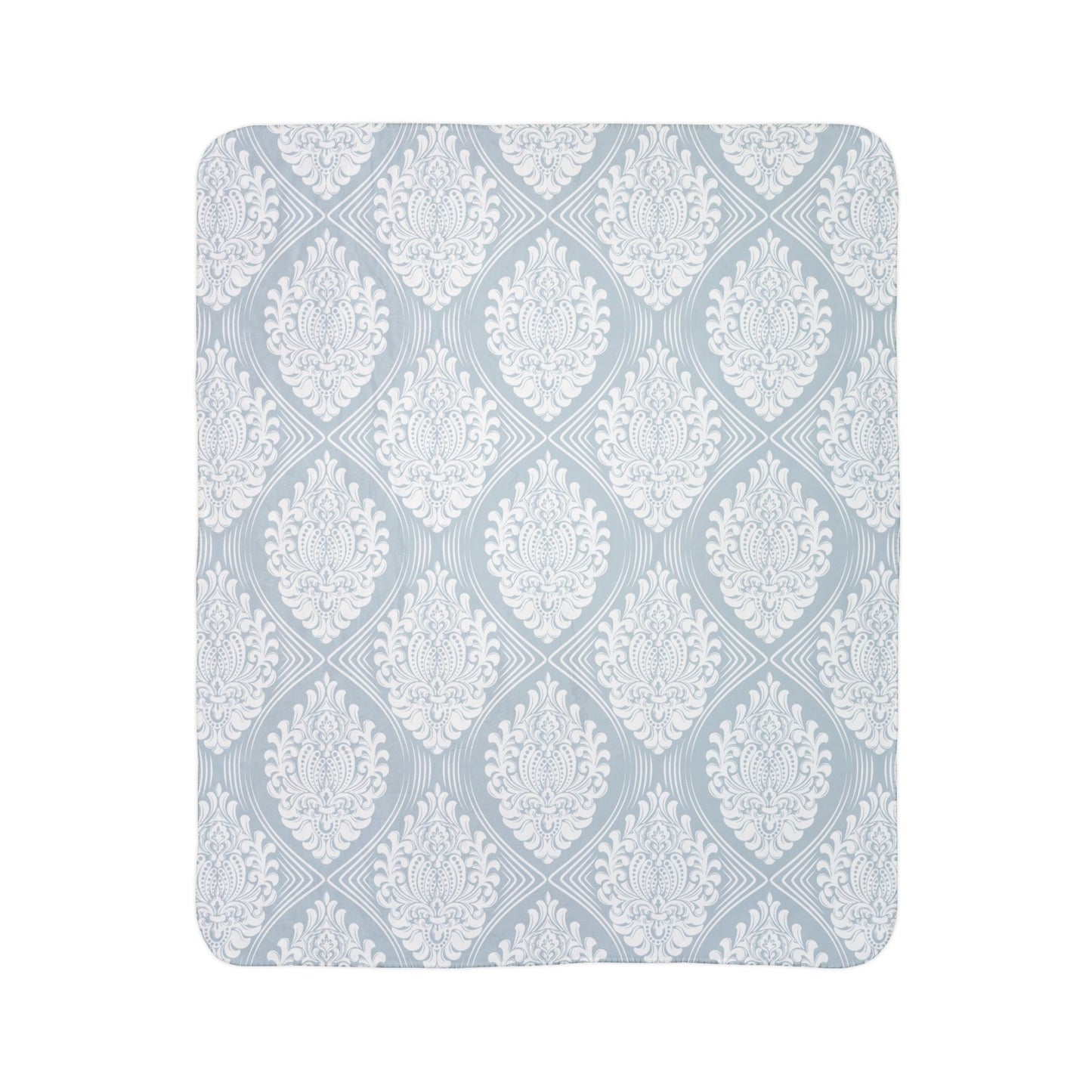 Harbor Damask Blanket – Luxe Throw