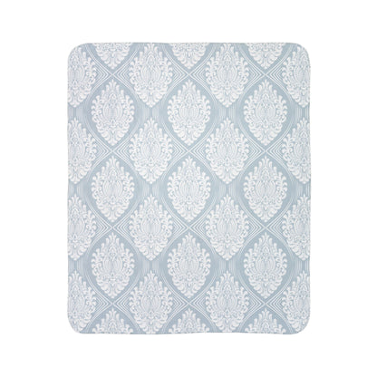 Harbor Damask Blanket – Luxe Throw