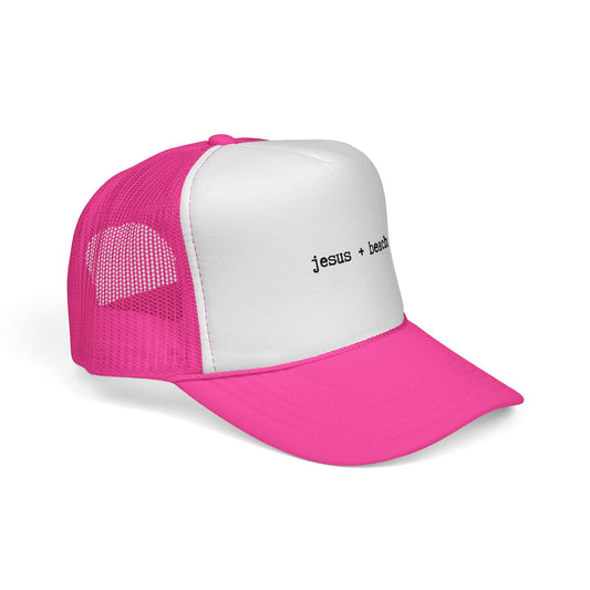 Jesus Saves Trucker Cap | Faith-Based Headwear