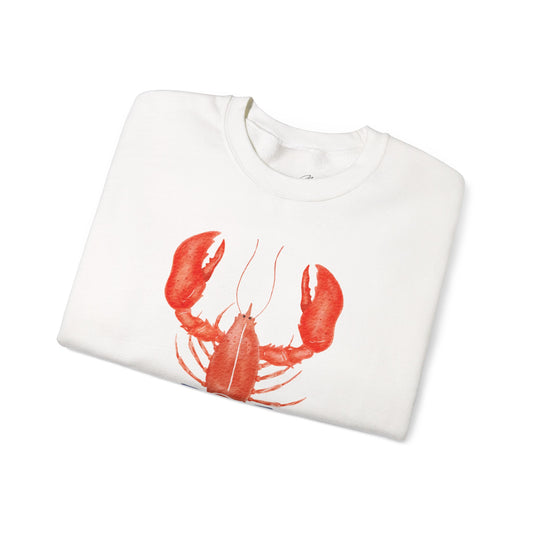 Lobster Love Crewneck Sweatshirt - Unisex Heavy Blend with Coastal Vibes