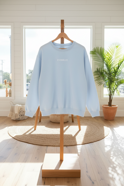 Embroidered 'Everblue' Sweatshirt