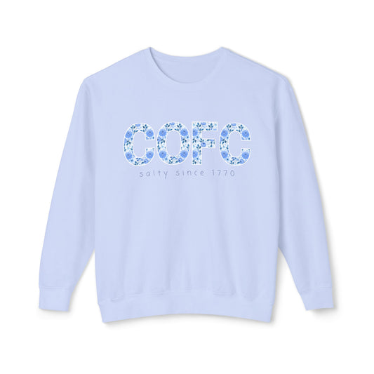 COFC Floral Crewneck – College of Charleston “Salty Since 1770” Edition