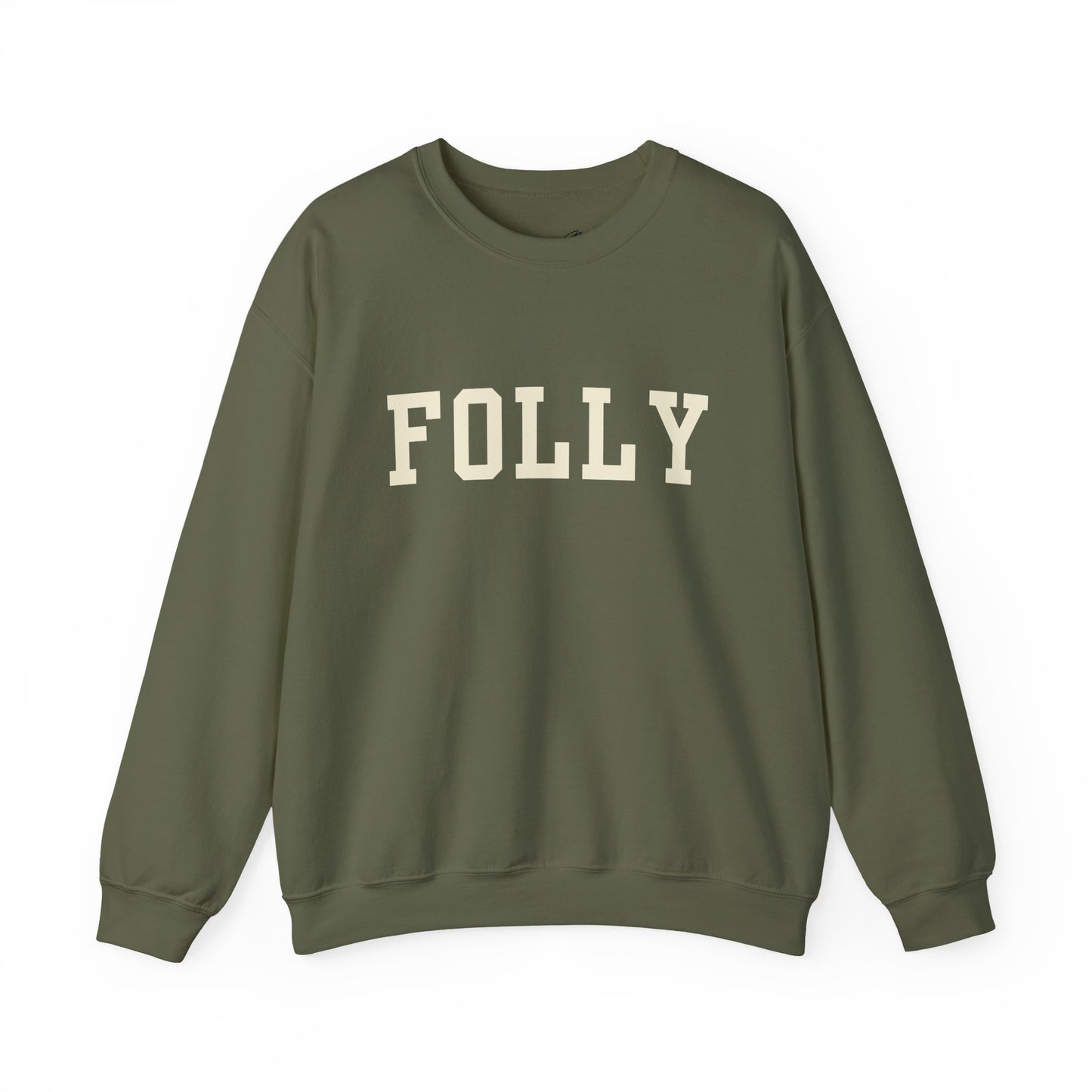 Coastal Collegiate Comfort: The Softstyle Folly Crewneck