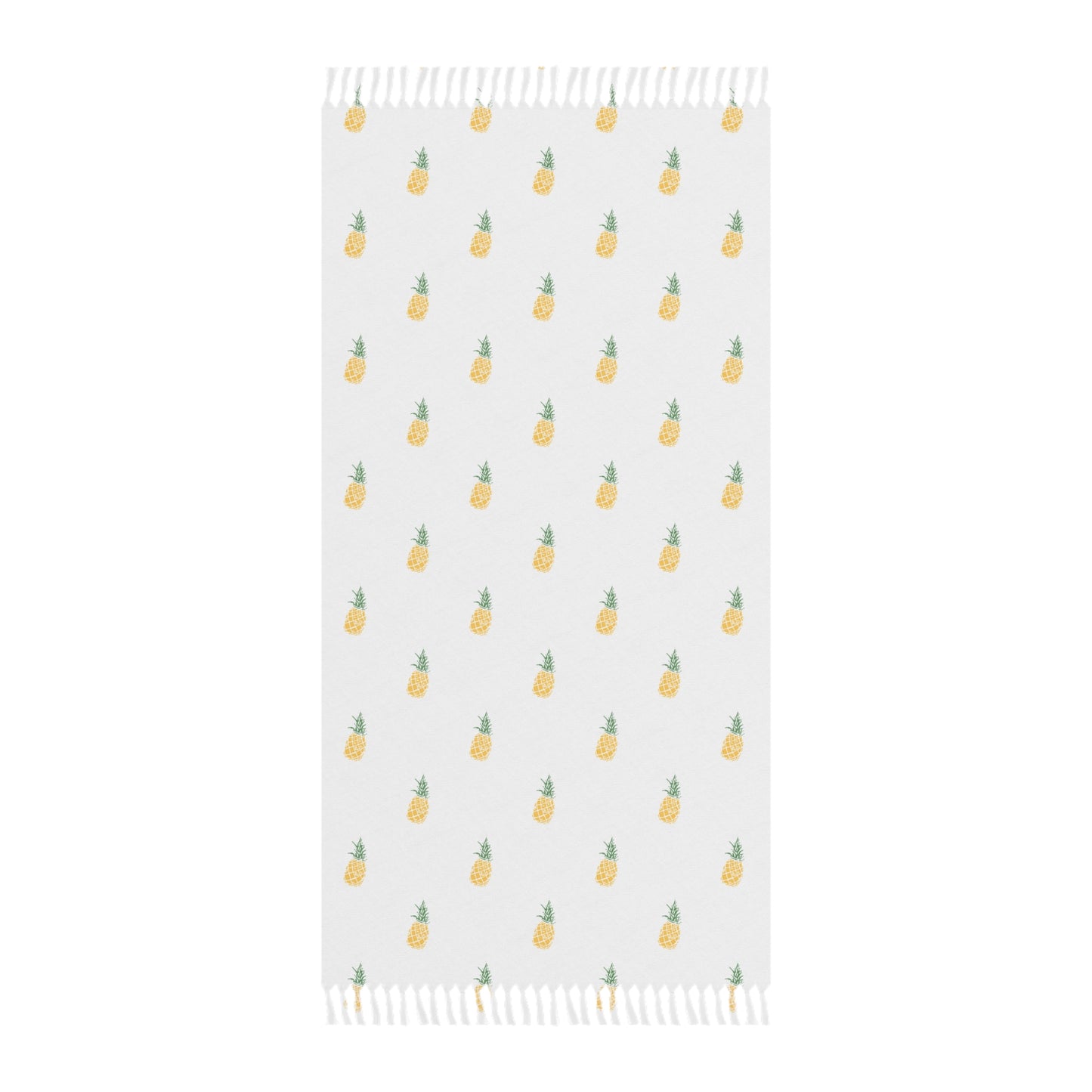 Boho Beach Boulder Cloth - Dainty Pineapple Design