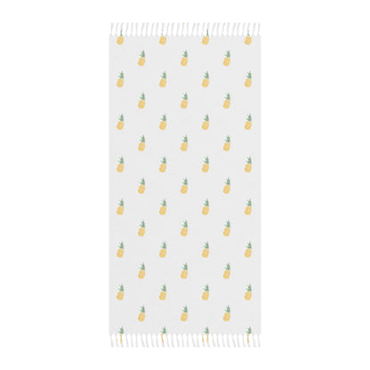 Boho Beach Boulder Cloth - Dainty Pineapple Design