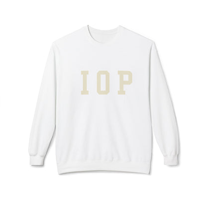 Coastal Collegiate Comfort: The Softstyle IOP Crewneck