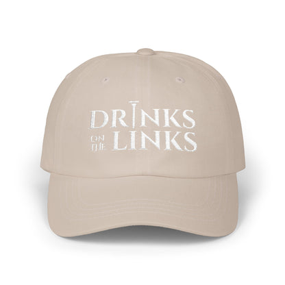 "Drinks on the Links" – Isle of Palms Coastal Golf Vibes Cap - Drinks on the Links, Trendy Golf Hat, Father's Day Gift, Casual Everyday Wear, Outdoor Accessories