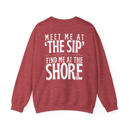 Meet Me at the Sip Crewneck – University of Mississippi Gameday