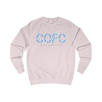 COFC Floral Crewneck – College of Charleston “Salty Since 1770” Edition