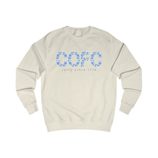 COFC Floral Crewneck – College of Charleston “Salty Since 1770” Edition