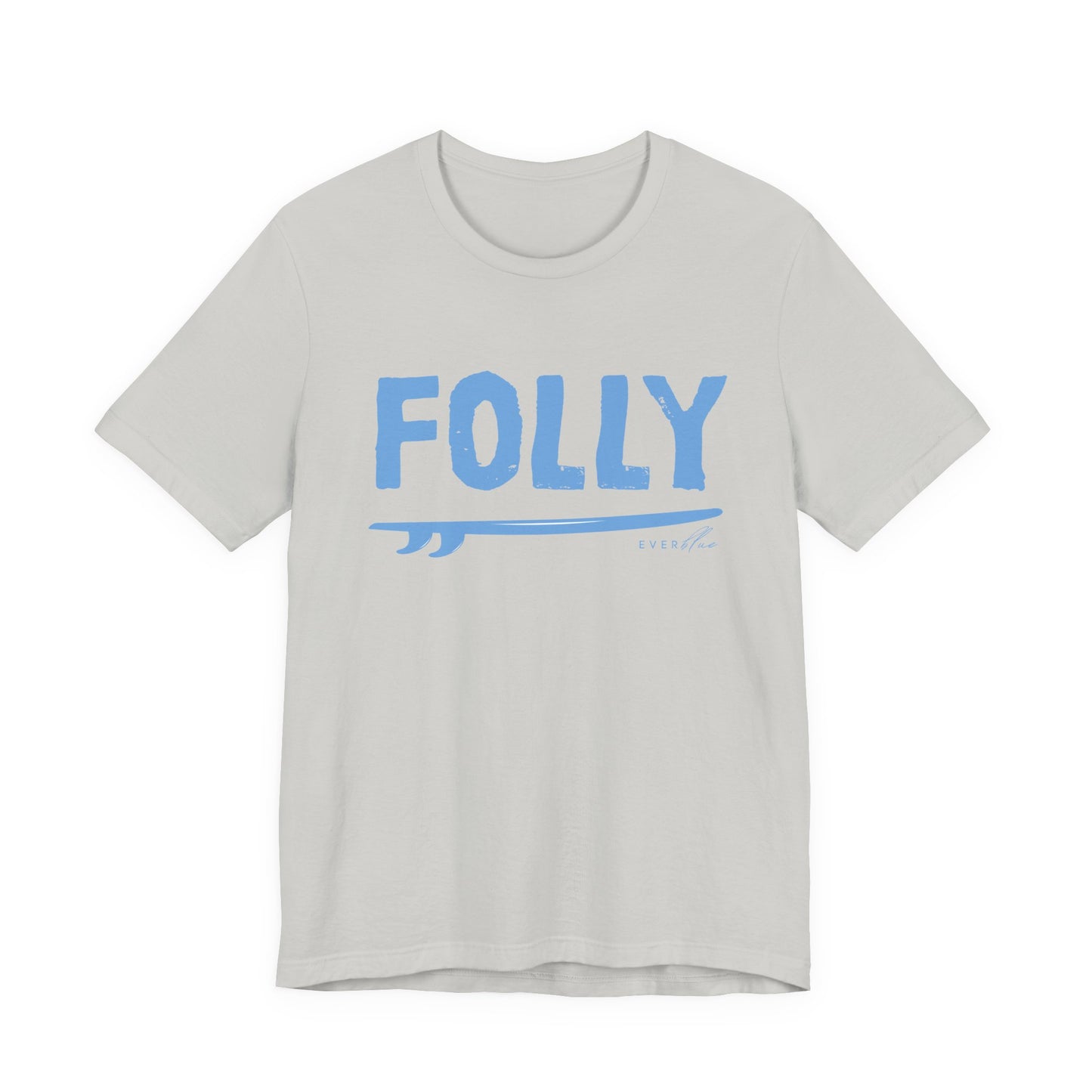 Folly Surf Graphic Tee — Coastal Blue Short Sleeve Shirt