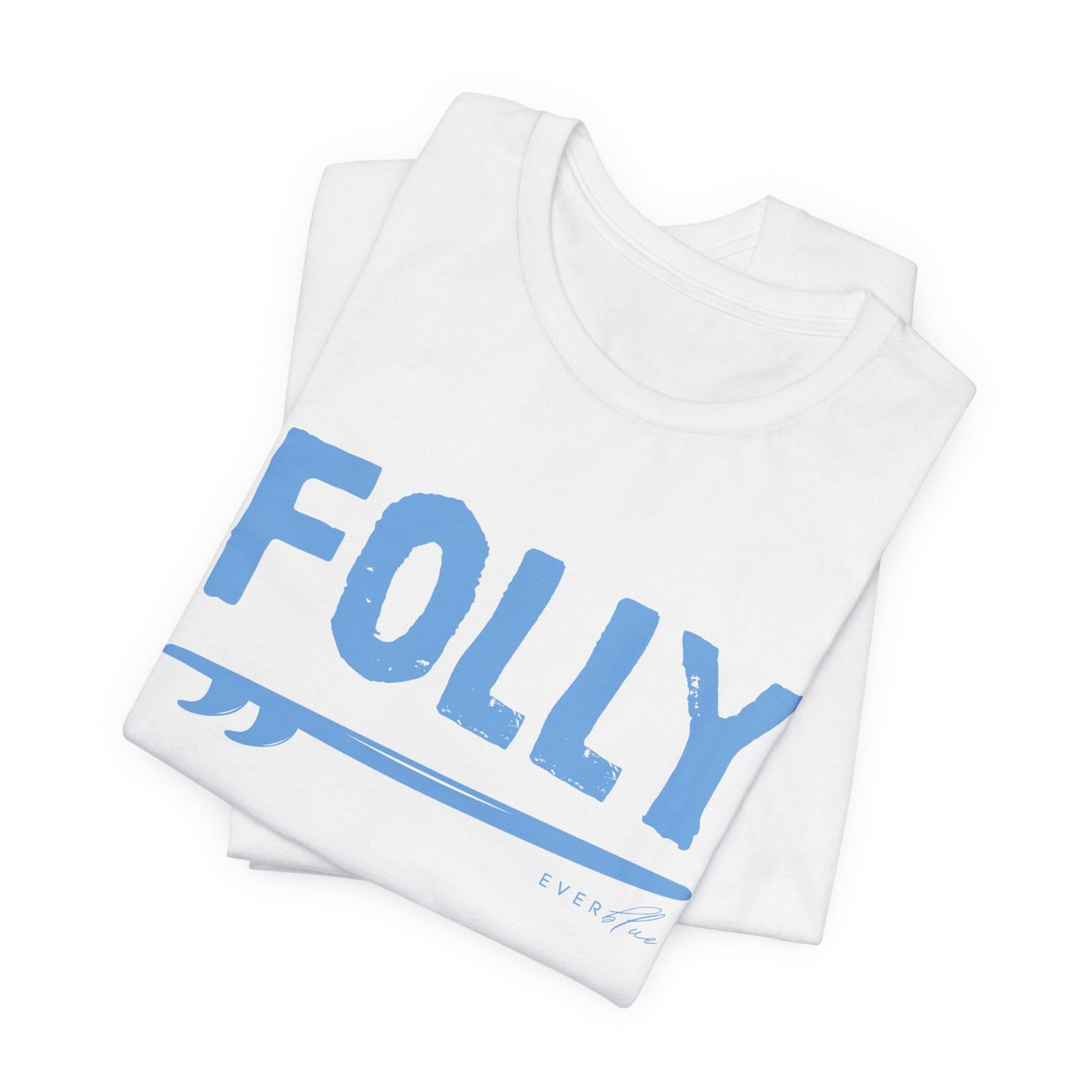 Folly Surf Graphic Tee — Coastal Blue Short Sleeve Shirt