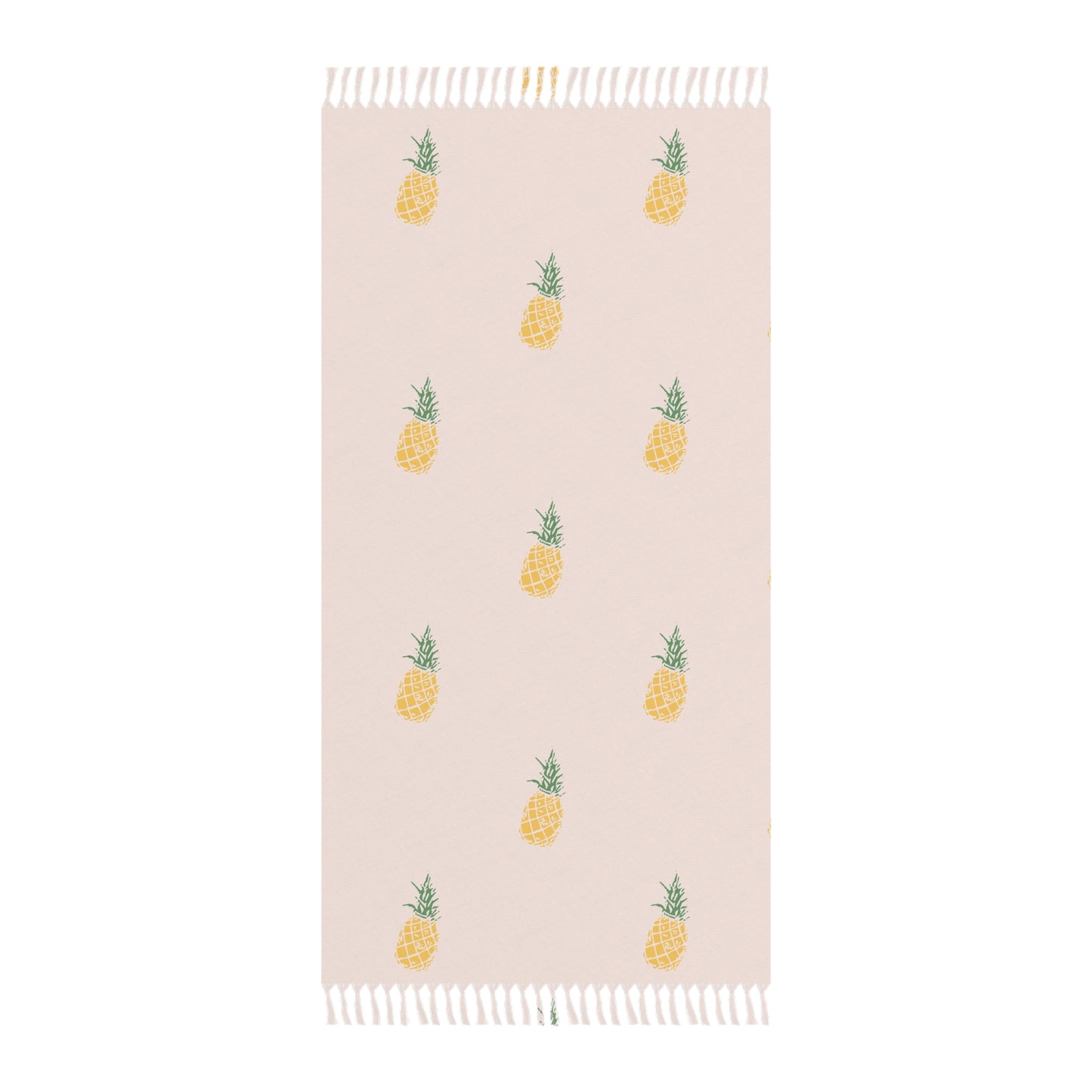 Boho Beach Boulder Cloth - Dainty Pineapple Design