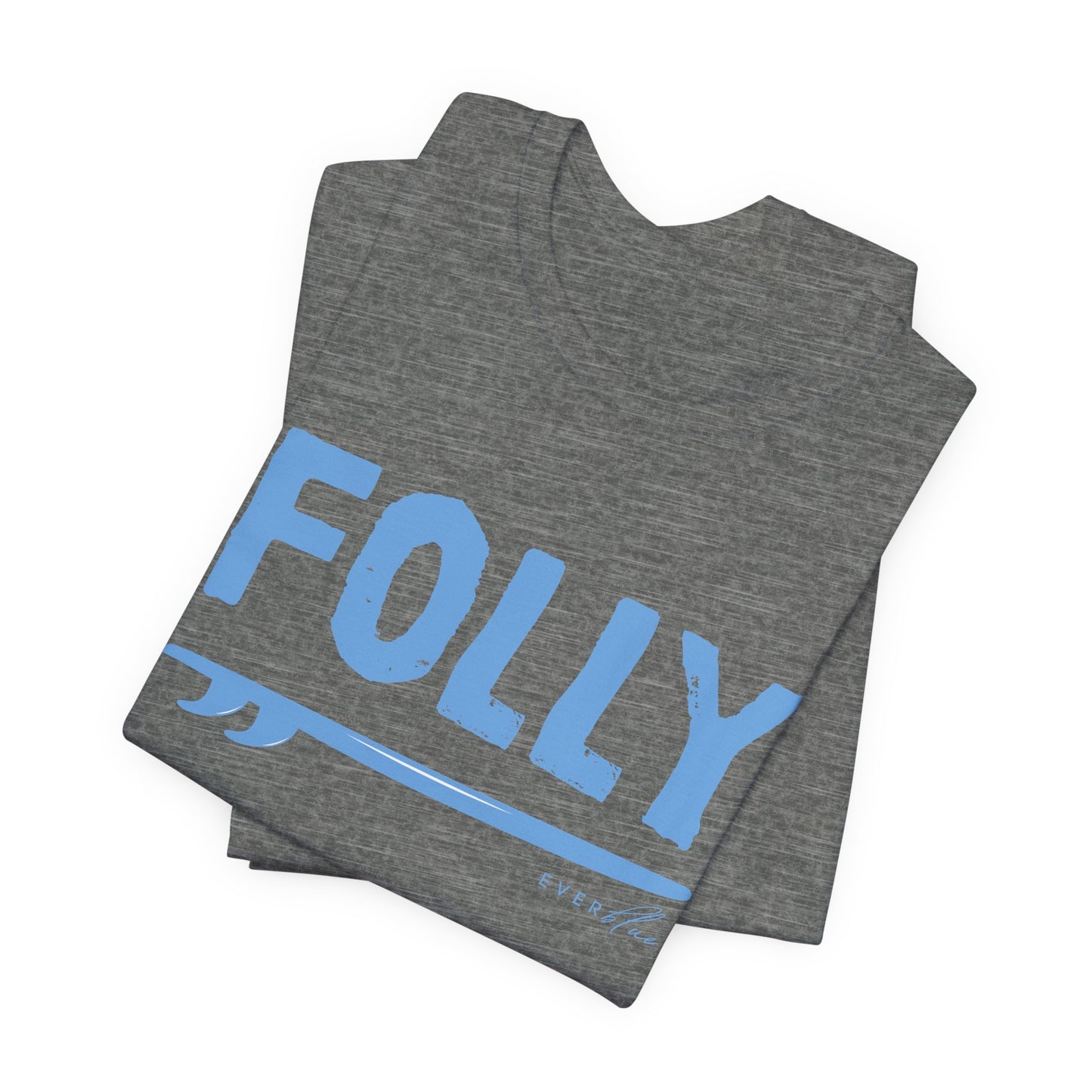 Folly Surf Graphic Tee — Coastal Blue Short Sleeve Shirt