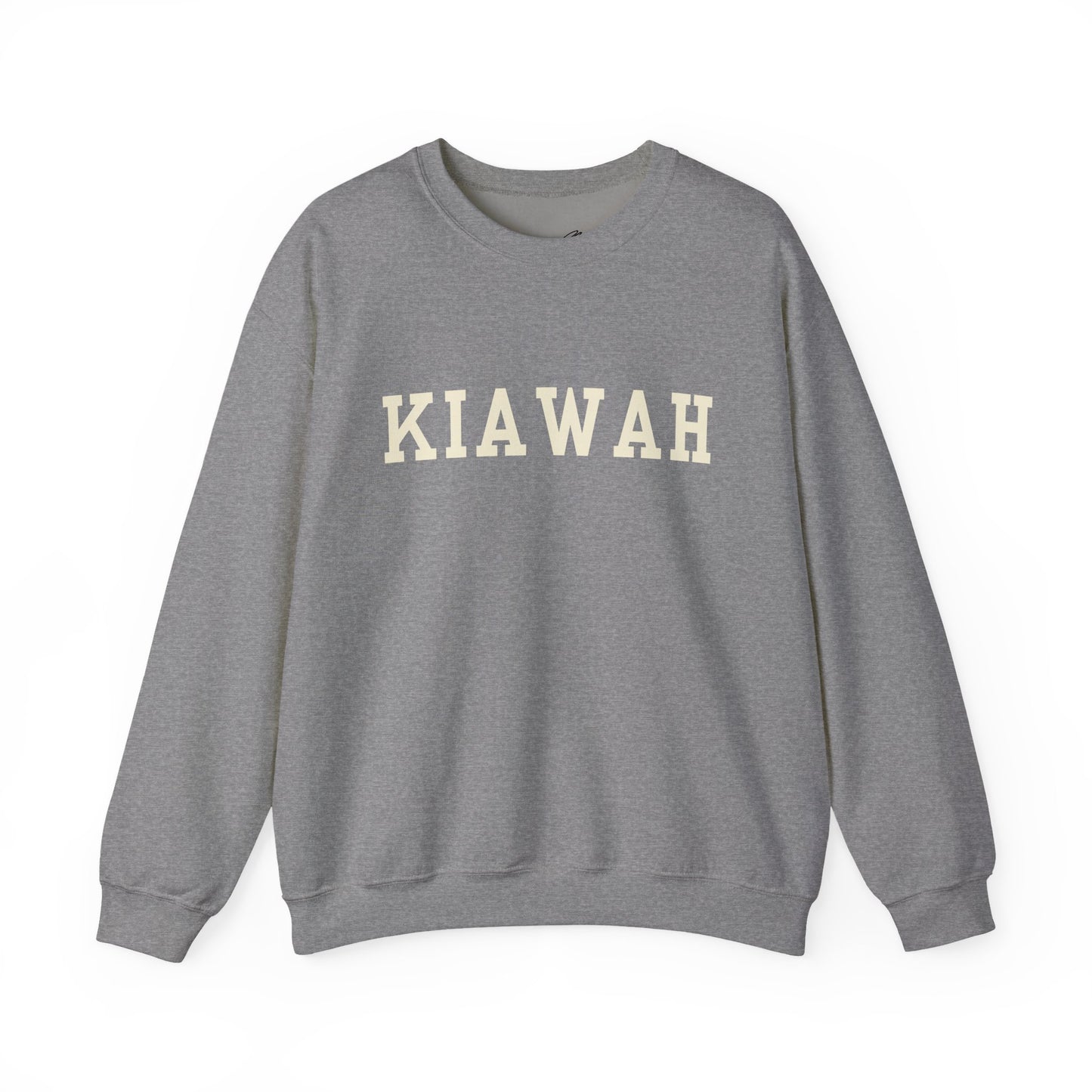 Coastal Collegiate Comfort: The Softstyle Kiawah Crewneck