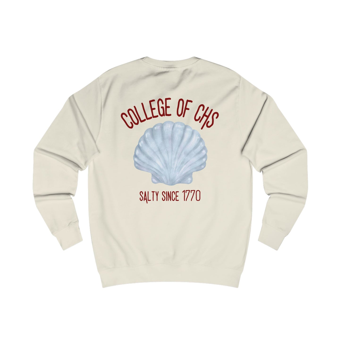 College of CHS Seashell Sweatshirt – Coastal Coquette Edition