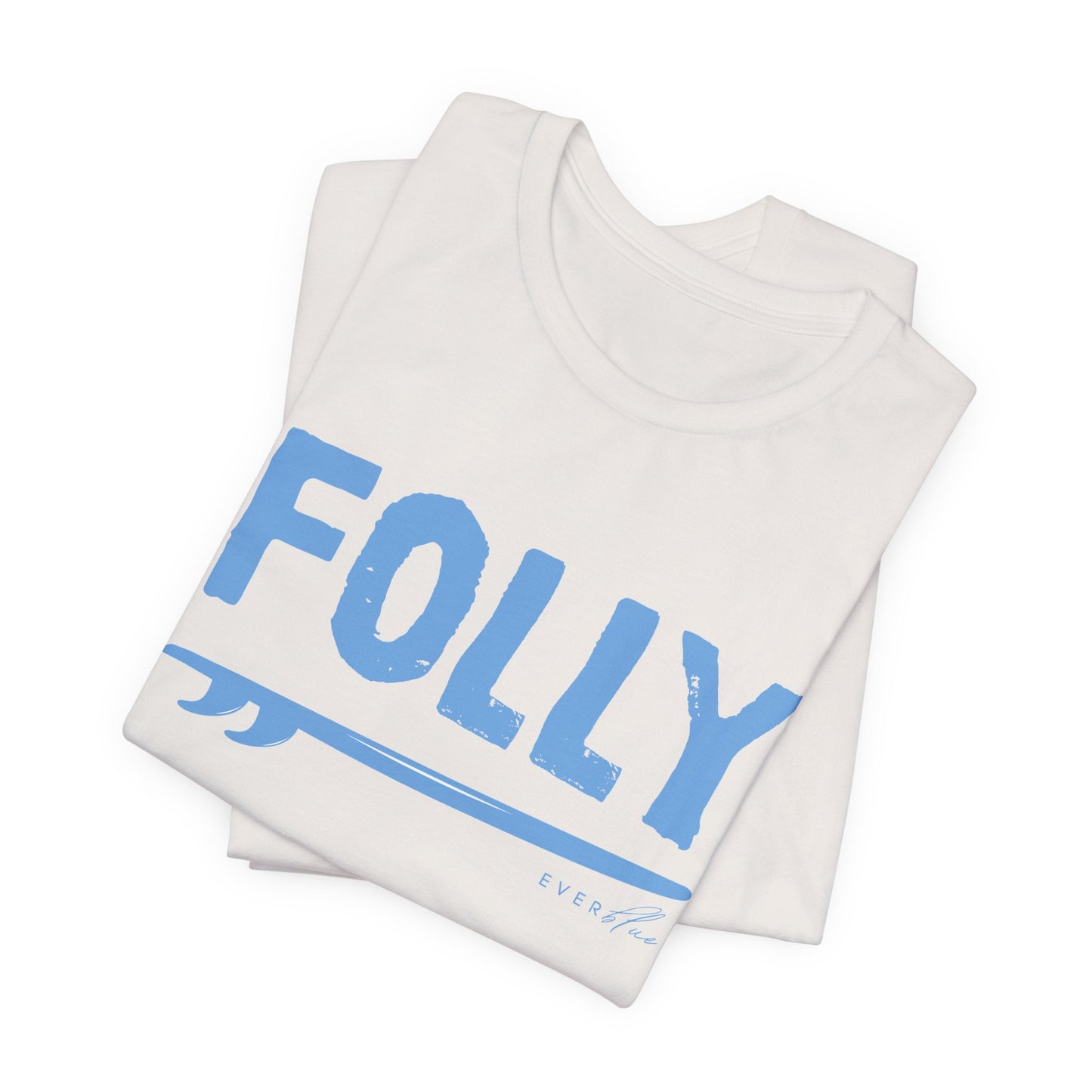 Folly Surf Graphic Tee — Coastal Blue Short Sleeve Shirt