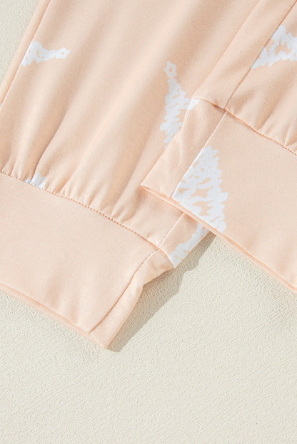 Apricot Christmas Tree Lounge Set – Cozy Holiday Vibes