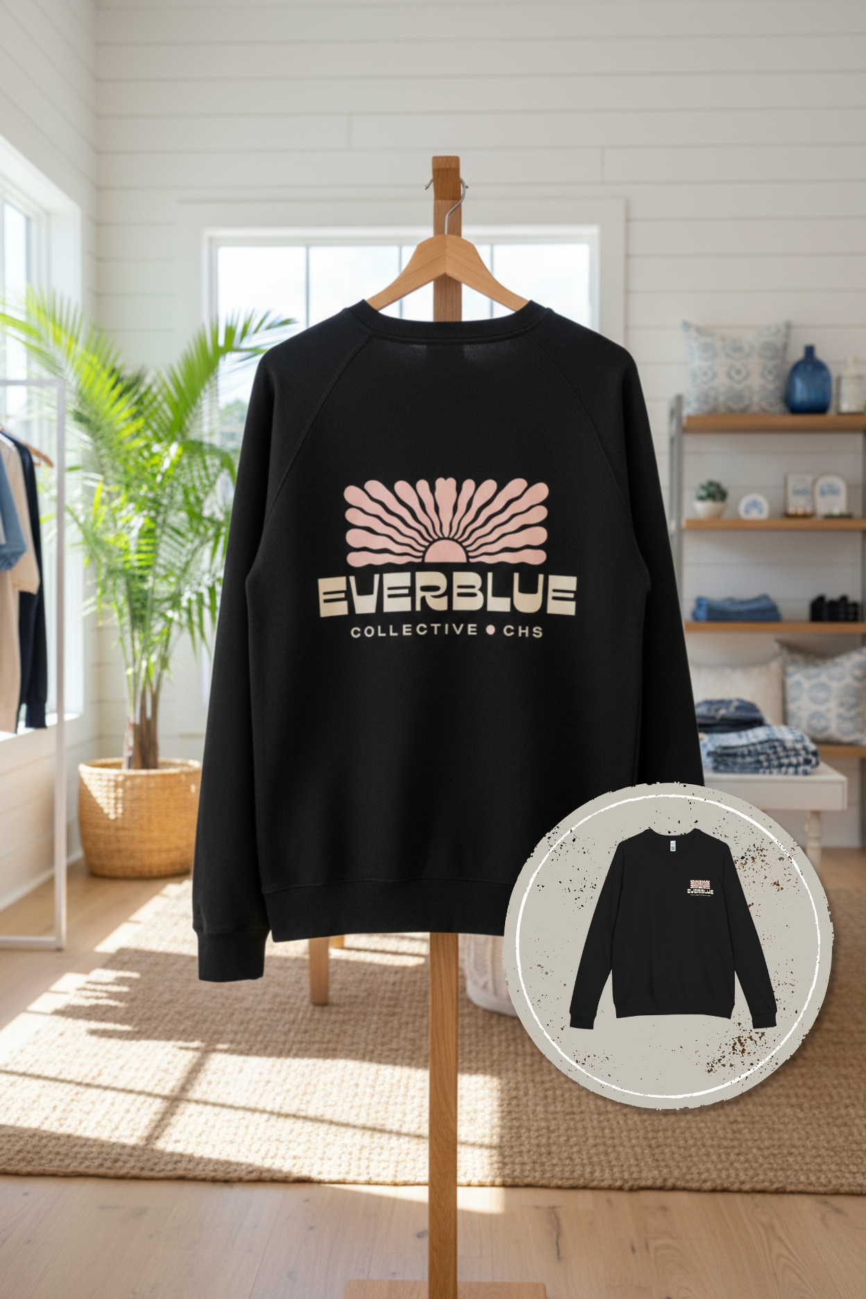 Everblue Collective CHS Crew Neck – Coastal Heritage Edition